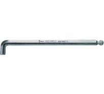 Г-образный ключ WERA 950 PKLS хром, c шаром, экстракороткий конец, 6 x 180 мм WE-022046
