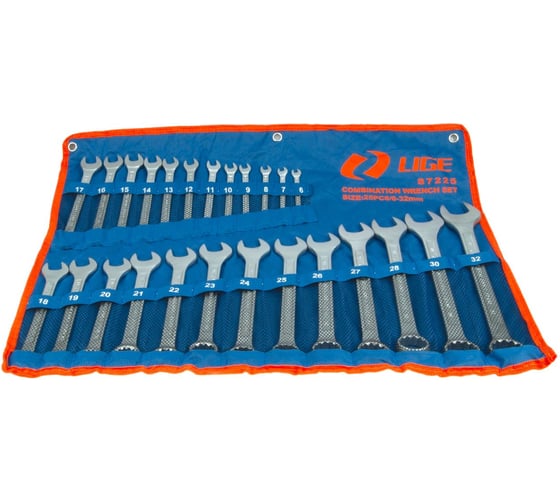 Набор ключей комбинированных LIGE 25пр. 12гр.(6,7,8,9,10,11,12,13,14,15,16,17,18,19,20,21,22,23,24,2 882653 1