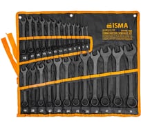 Набор ключей комбинированных ISMA 25 предметов ISMA-5261P36 Black(64069)