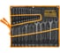 Набор ключей комбинированных MEGATOOLS 25 предметов MT-5261P36 Black(64071) 1
