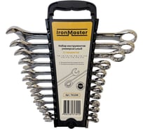 Набор ключей комбинированных Iron Master 12 предметов, 6-22 мм T012IM