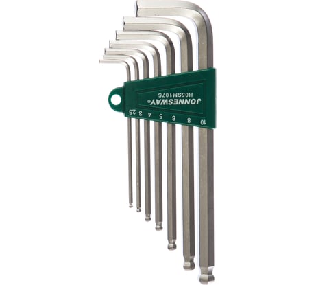 Комплект угловых шестиграников LONG Jonnesway H05SM107S