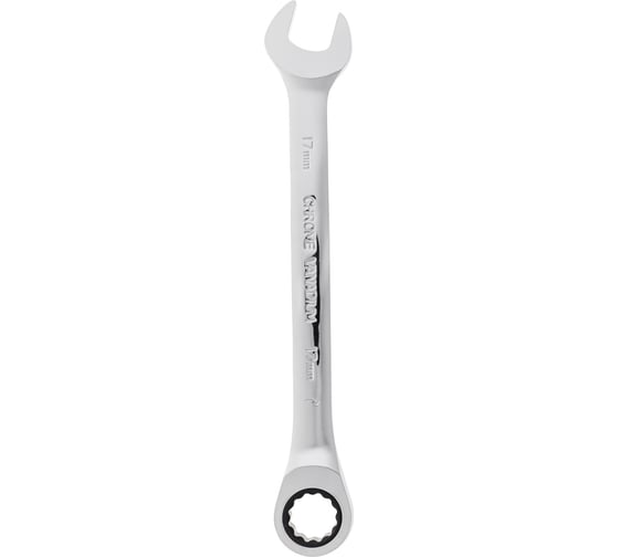 Ключ комбинированный трещоточный Runtec CrV, 90 зубцов, 17 мм RT-WR17T90