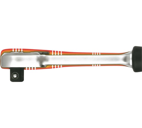 Трещоточная рукоятка HEYTEC , 1/4", 60 зубцов, L-150 мм HE-50825101783