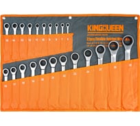 Набор комбинированных ключей с трещоткой KINGQUEEN 6-32 мм, 22шт O.M.Y-22pcs-P OMY-22pcs-P