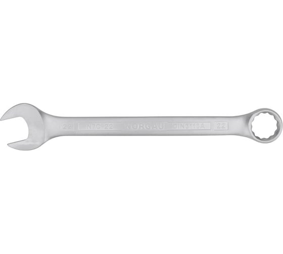 Ключ комбининированный NORGAU 22 мм L=260мм, 15град. N7C-22 CR-V, 060207522 1
