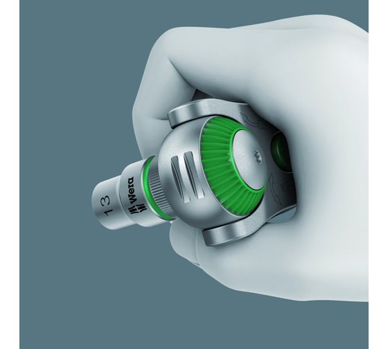 Трещоточный ключ Wera, Zyklop 1/4"х152 мм, WE-003500