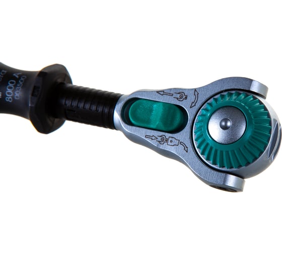 Трещоточный ключ Wera, Zyklop 1/4"х152 мм, WE-003500