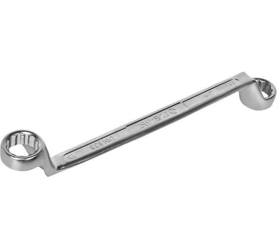 Ключ накидной КОБАЛЬТ 18 х 19 мм, 75 градусов, CR-V, подвес 924-627