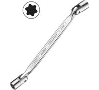 Ключ торцевой двухсторонний FORCE поворотный с 6-лучевой звездой.STAR E22XE24 (колокольчик) 7562224F