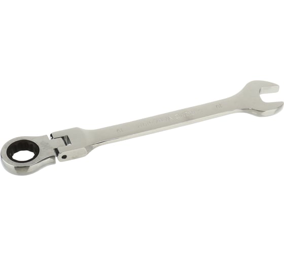 Ключ комбинированный LIGE 19 мм трещоточный с подвижной головкой LG-72419  334508