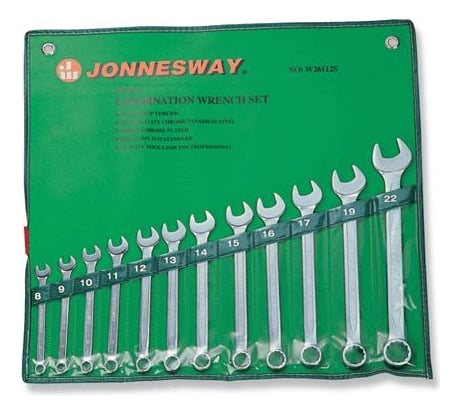 Набор комбинированных ключей 8 - 22 мм Jonnesway W26112S