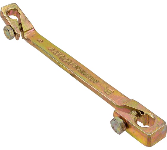 Ключ для тормозных трубок с зажимом PATRON 8x10 мм P-7510810C