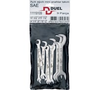 Набор рожковых угловых мини ключей DUEL SAE в блистере, 9 предметов, 11119109
