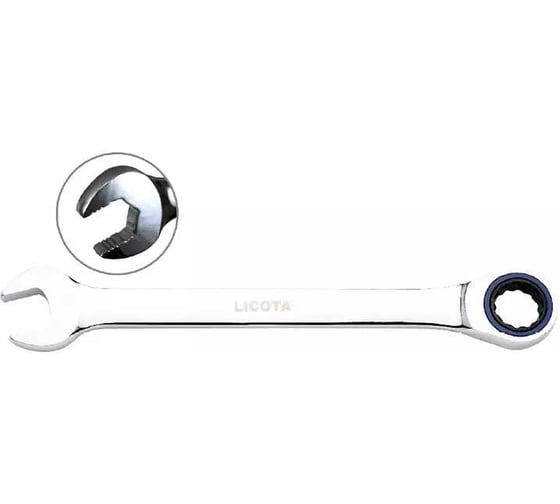 Ключ комбинированный трещоточный Licota ARW-76M18 18 мм