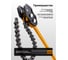 Ключ трубный цепной JCB диам. до 100мм JCB-619090(66877) 3