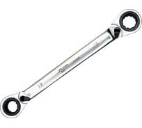 Ключ накидной 4 в 1 DUEL трещоточный с реверсом, 12-15 мм, длина 195 мм, 12441215