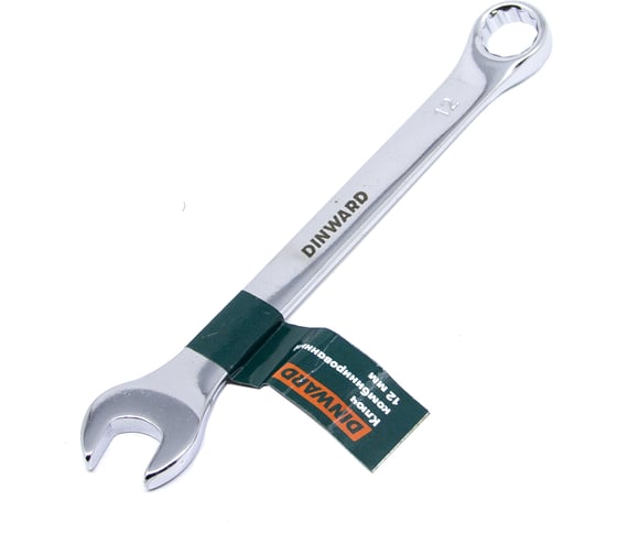 Ключ комбинированный DINWARD 12 мм, CrV, эллиптическая форма 746060v