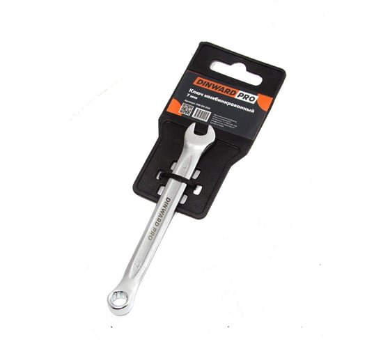 Ключ комбинированный DINWARD * 7 CrV холодн штамп (пласт.холдер) 746083v