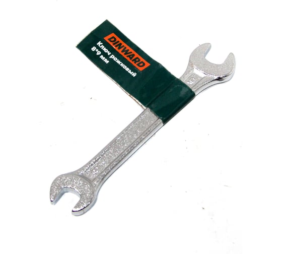 Ключ рожковый DINWARD 8*9 CrV эллипт.форма 746116v