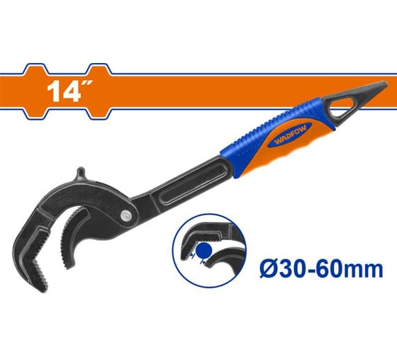 Ключ трубный WadFow 300 мм 30-63 мм 6/24 WPW7114