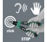 Динамометрический ключ WERA Lock A 5 R/L серии Click-Torque, регулируемый, функция отключения затяжки Torque Lock, посадочное гнездо 1/4, для правой и левой затяжки, 2,5-25 Нм WE-075693 6