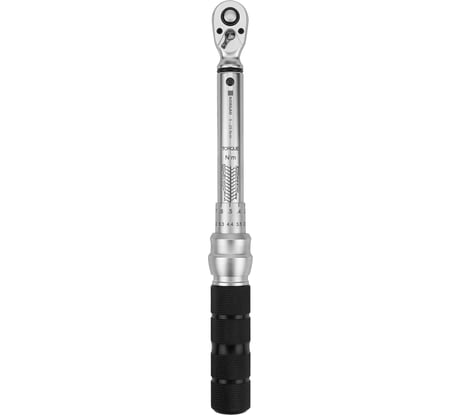 Динамометрический ключ NORGAU предельный с трещоткой 1/4" 5-25 Нм, тип NTW30-025RL 051109005