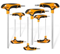 Набор шестигранных ключей DINGQI Torx, 8 шт., размеры T10/T15/T20/T25/T30/T40/T45/T50 17008