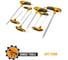Набор шестигранных ключей DINGQI Torx, 8 шт., размеры T10/T15/T20/T25/T30/T40/T45/T50 17008 3