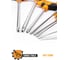 Набор шестигранных ключей DINGQI Torx, 8 шт., размеры T10/T15/T20/T25/T30/T40/T45/T50 17008 4