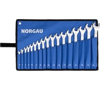 Набор гаечных комбинированных ключей NORGAU в сумке-скатке,17 шт, тип NRS7-017, 060207917