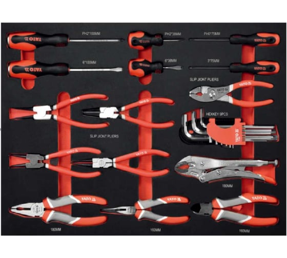 Набор ключей в ложементе YATO 24 предмета YT-55280T3