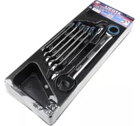Набор ключей комбинированных трещоточных Licota 7 предметов, 8 - 19 мм, в ложементе ACK-384018