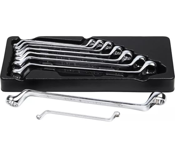 Набор ключей накидных Licota 75 гр. 6 - 23 мм, 9 пр. в ложементе ACK-384007