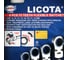Набор ключей трещоточных комбинированных гибких Licota 72 зуба, 8-19 мм, 8 предметов на пластиковом держателе ARW-12MK12 2