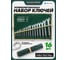 Набор ключей комбинированных Rockforce 16 предметов RF-5161P-RJS(67385) 2