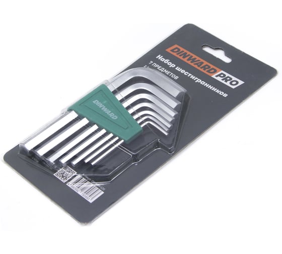 Набор шестигранников DINWARD 7 шт (2,5-10мм) 746369v