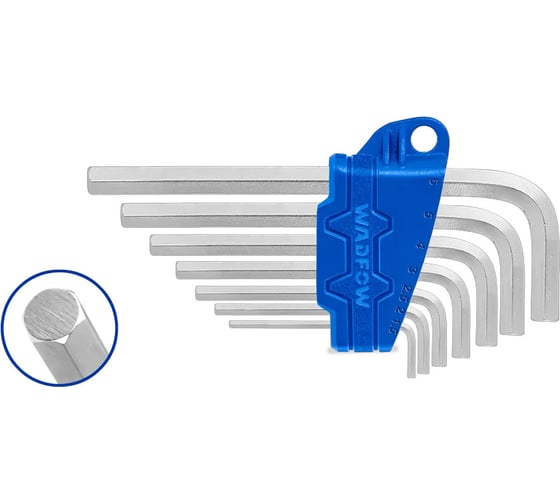 Набор шестигранников WadFow HEX 7 шт 12/96 WHK1671