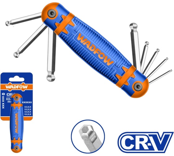 Набор шестигранников WADFOW HEX 8 в 1 12/96 WHK2281