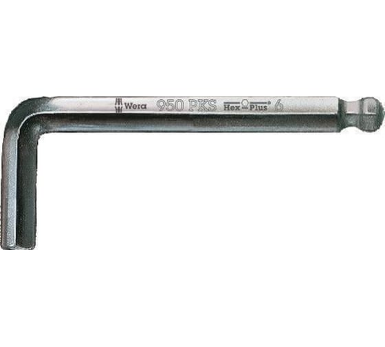 Г-образный ключ WERA 950 PKS хром, 2.5 x 63 мм WE-133152