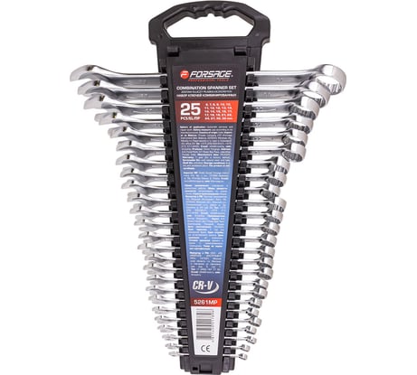 Набор ключей комбинированных Forsage 25 предметов F-5261MP(50703)