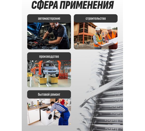 Набор ключей комбинированных Forsage 25 предметов F-5261MP(50703)