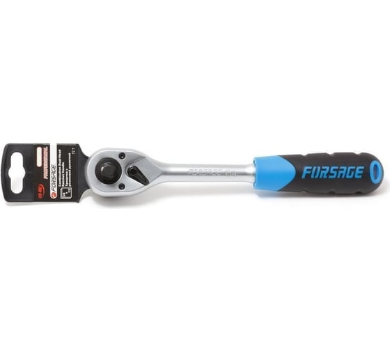 Реверсивная трещотка Forsage с резиновой ручкой 1/2 F-80246 50292