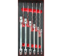 Набор шарнирных и рожковых ключей AmPro 11пр в мягком ложементе T40994