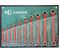 Набор ключей Garwin накидных искробезопасных 8х10-30х32 мм, 10пр. GSK-0310
