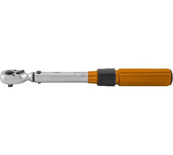 Динамометрический ключ NEO Tools 1/4", 5-25 Нм, набор 21 шт.