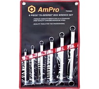Набор ключей AmPro накидных, 6 предметов 8-19мм T40690