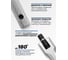 Вороток шарнирный укороченный Forsage 1/4L-100мм с накаткой. F-8012100(15782) 3