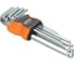 Ключи шестигранные длинные FASTER TOOLS с шаровидной головкой (9 штук) 1,5 - 10 мм FT311-04 3