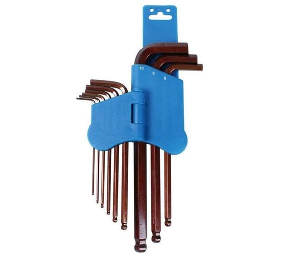 Набор шестигранных ключей Fibox с шариком 8PK-028